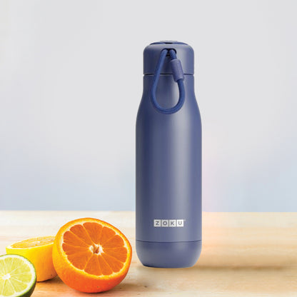 Classic Stainless Steel Vaccum Insulated Water Bottle | 500ml | Multiple Colors Navy Blue