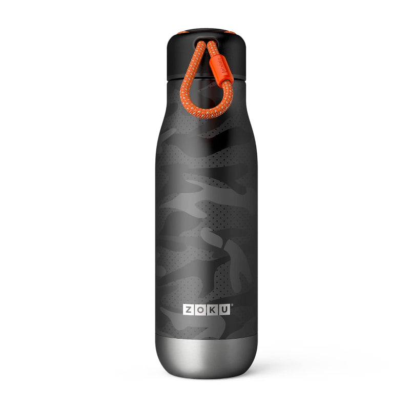 Black Camo Classic Stainless Steel Vaccum Insulated Water Bottle Default Title