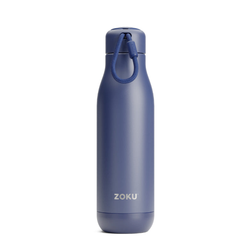 Powder Coated Stainless Steel Vaccum Insulated Water Bottle | 700ml | Multiple Colors Navy Blue