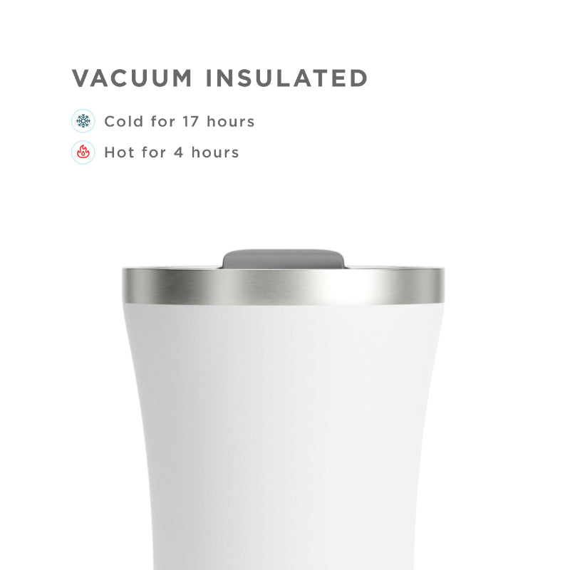 3 in 1 Stainless Steel Vaccum Insulated Tumbler | 350ml | Multiple Colors White