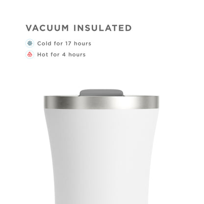 3 in 1 Stainless Steel Vaccum Insulated Tumbler | 350ml | Multiple Colors White