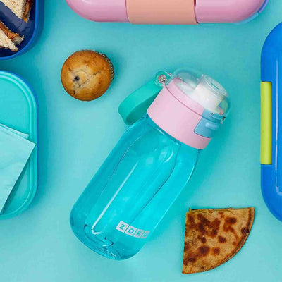 Kids Flip Gulp Bottle with Carrying Cord | 475ml | Multiple Colors Teal