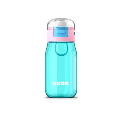 Kids Flip Gulp Bottle with Carrying Cord | 475ml | Multiple Colors Teal
