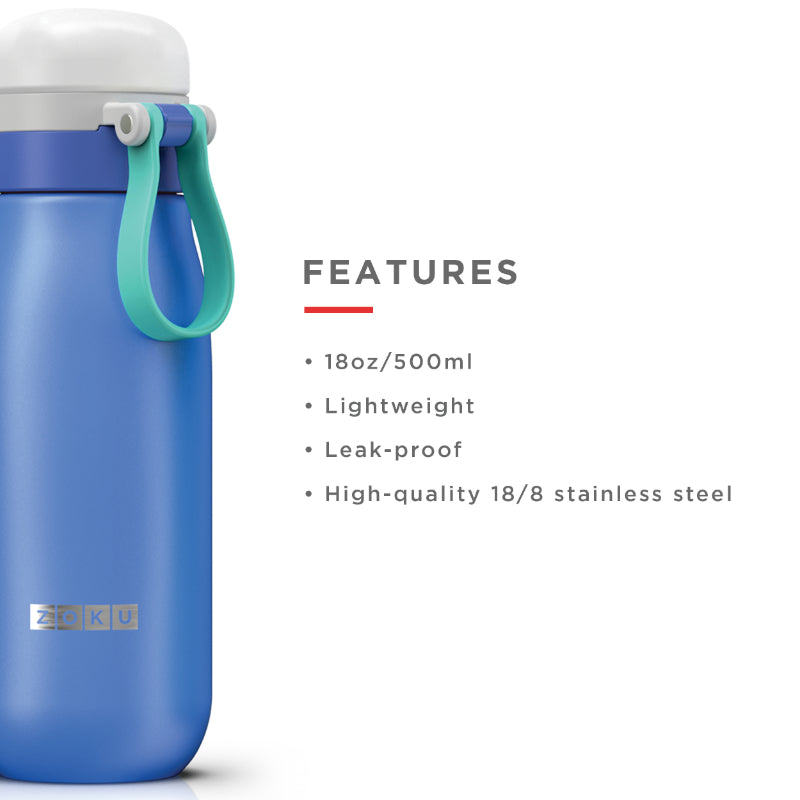 Ulrtalight Stainless Steel Water Bottle | Multiple Colors Blue