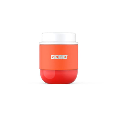 Double Wall Vaccum Insulated 5 Inches Stainless Steel Food Jar | Multiple Colors Orange