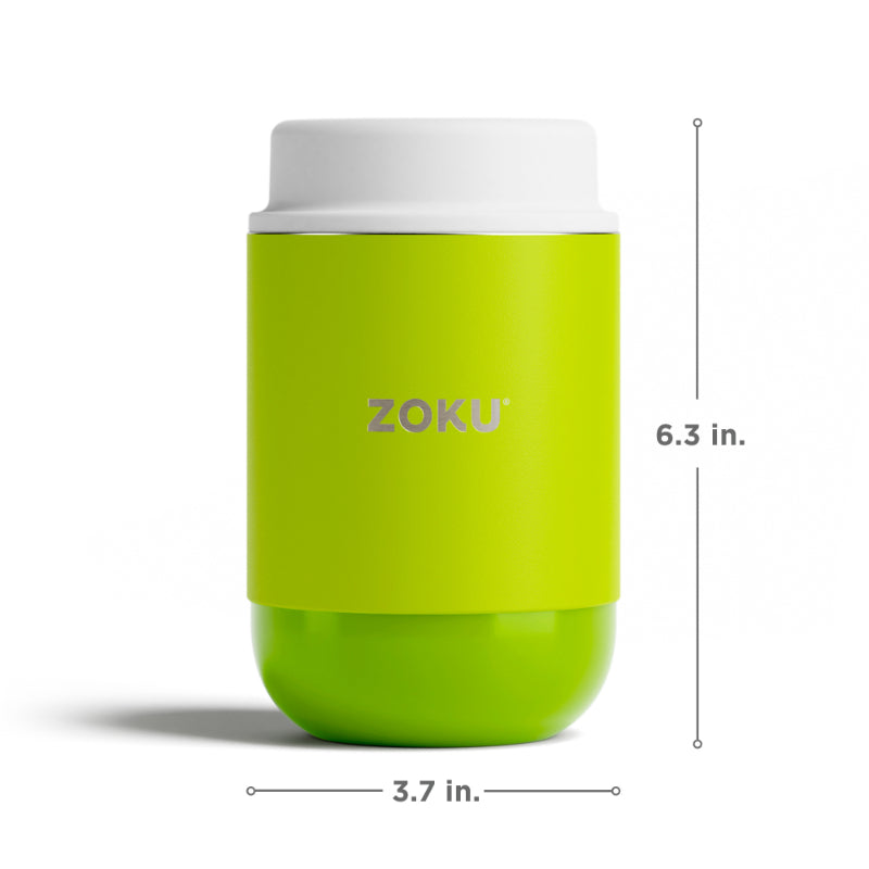Double Wall Vaccum Insulated 6 Inches Stainless Steel Food Jar | Multiple Colors Lime Green