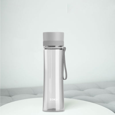 Fancy Tritan Clear Water Bottle | 600ml Transparent