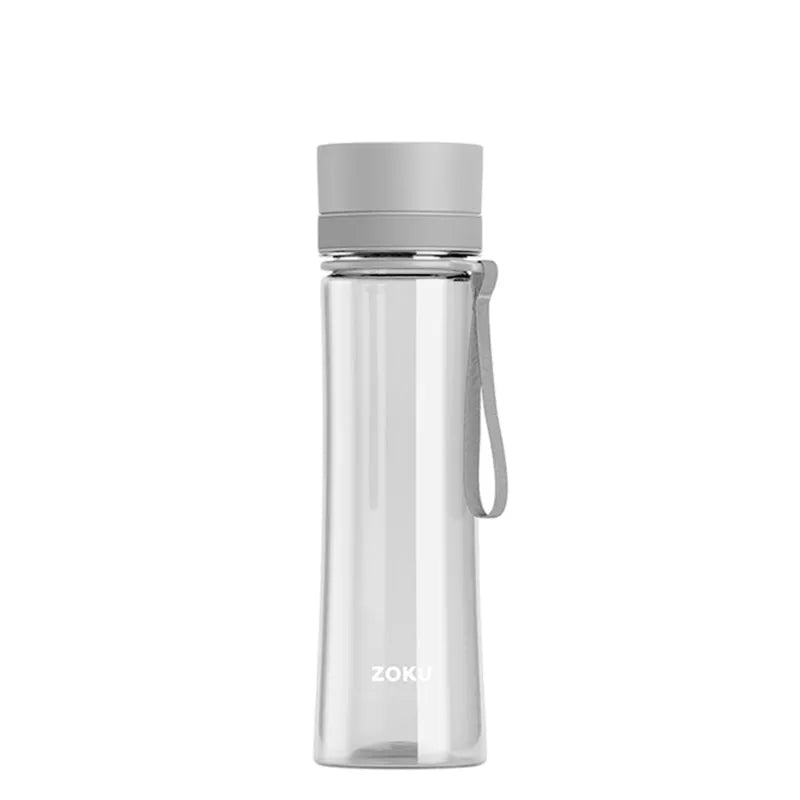 Fancy Tritan Clear Water Bottle | 600ml Transparent