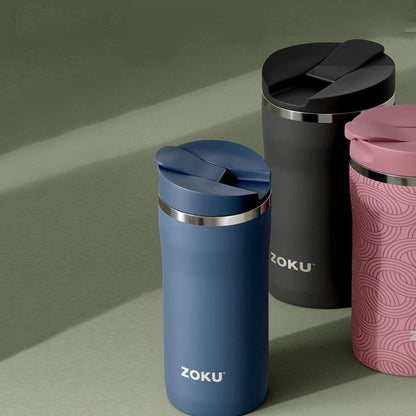 Zoku Classy Stainless Steel Travel Mug With Lid | 355 ml - Dusaan