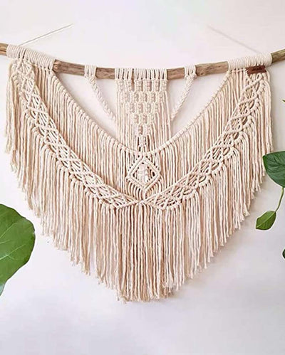 Temple Type Large Macrame Wall Hanging Wedding Decor | 32 x 32 inches