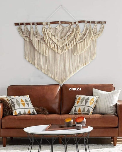 Bend Large Macrame Wall Hanging Wedding Decor | 50 x 42 inches