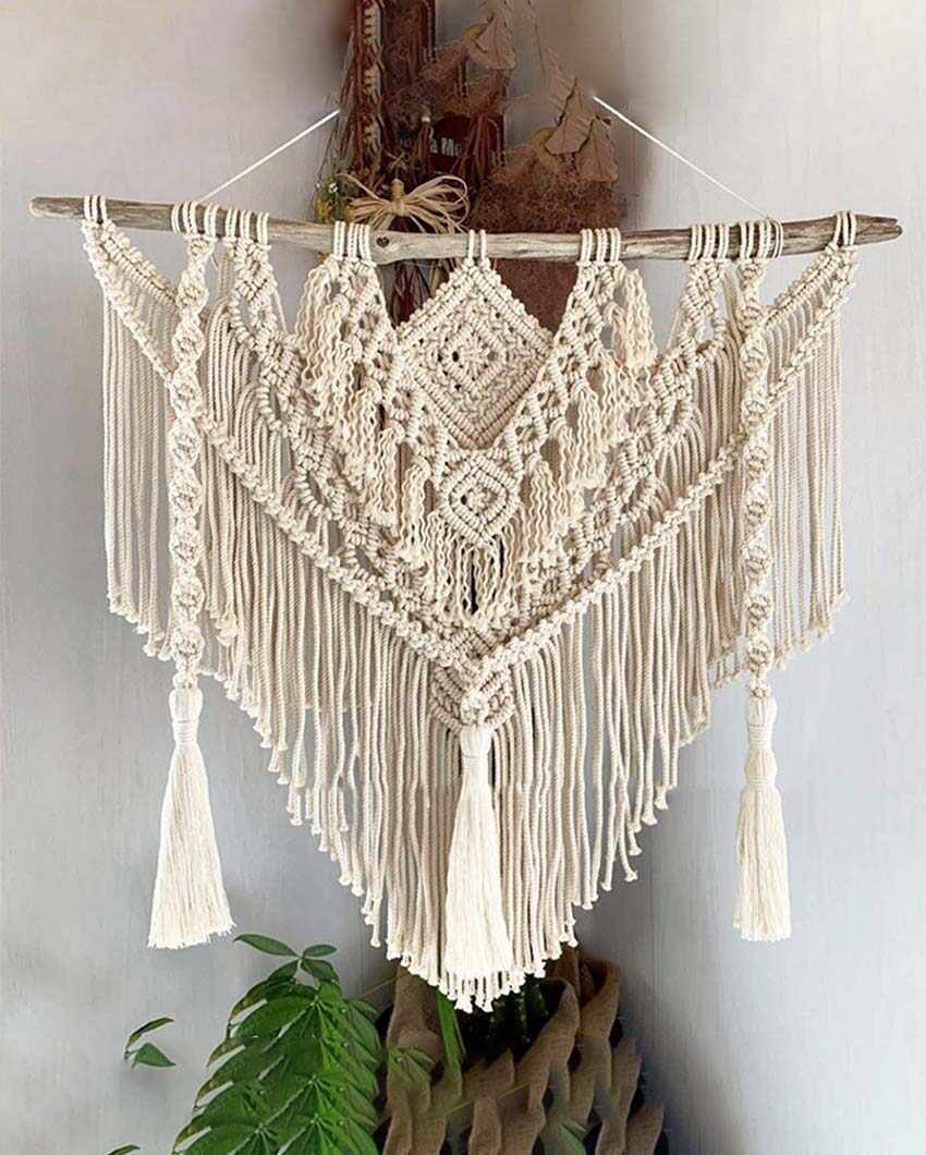 Boho Chic Macrame Wall Hanging For Wedding Decor | 40 x 40 inches