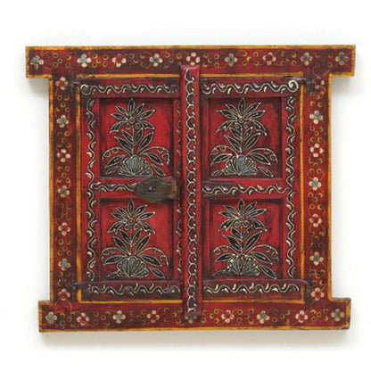 Handcrafted Rajasthani Jharokha Wooden Hanging Window Default Title