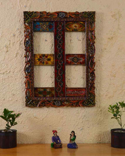 Traditional Carved Handpainted Wall Mural