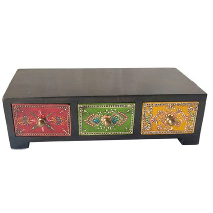 Multi Drawer Jaipuri Painted Wooden Box Default Title