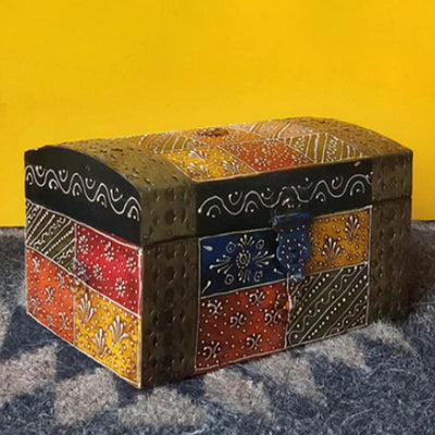 Mugal Artsian Handcrafted Wooden Mini Store Box Default Title