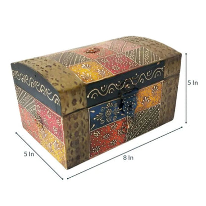 Mugal Artsian Handcrafted Wooden Mini Store Box Default Title