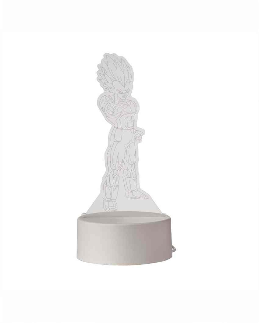 Goku Super Saiyan Acrylic LED Lights Table Lamp | 5 x 8 inches