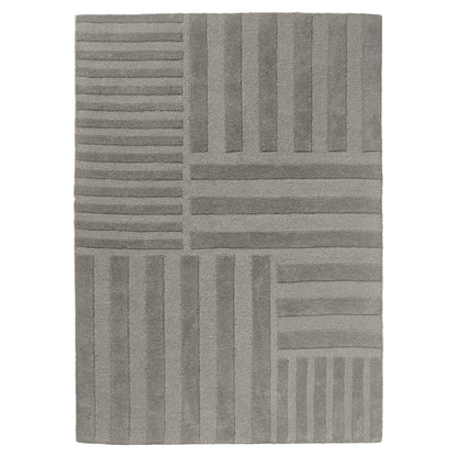 Artisan Grey Hand Tufted Wool Floor Covering Rug