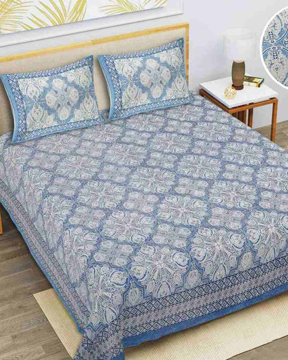 Bagru Handcrafted Printed Cotton Bedding Set | 108 x 108 inches