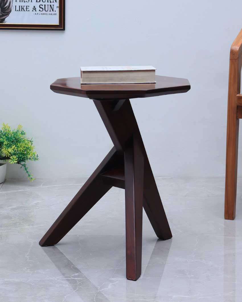 Hexon Teak Wood Nesting Table | 16 x 16 x 20 inches