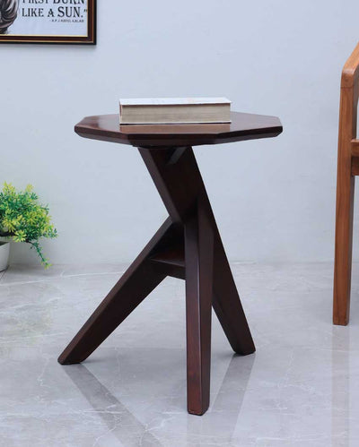 Hexon Teak Wood Nesting Table | 16 x 16 x 20 inches
