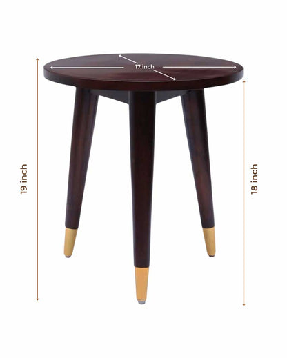 Zenith Teak Wood Nesting Table | 18 x 19 inches