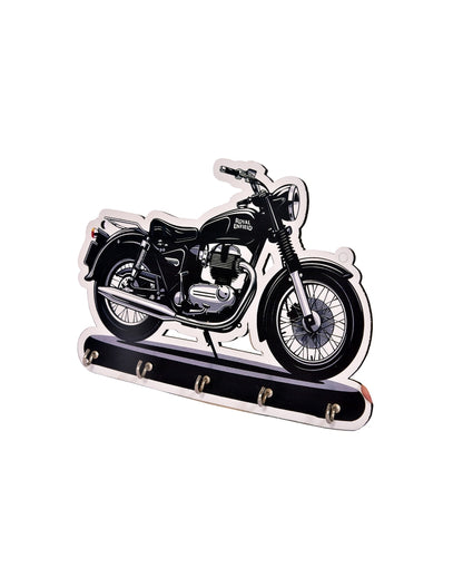 Stylish MDF Wood Bike Key Holder | 9 x 6 inches