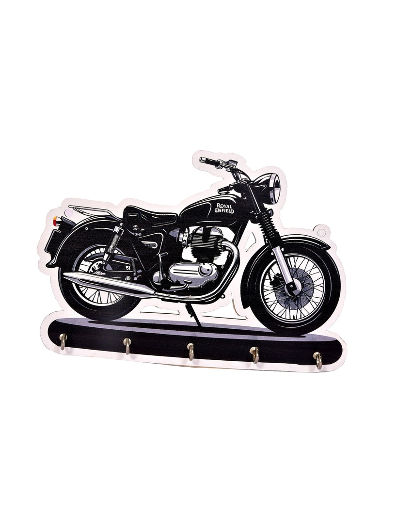 Stylish MDF Wood Bike Key Holder | 9 x 6 inches