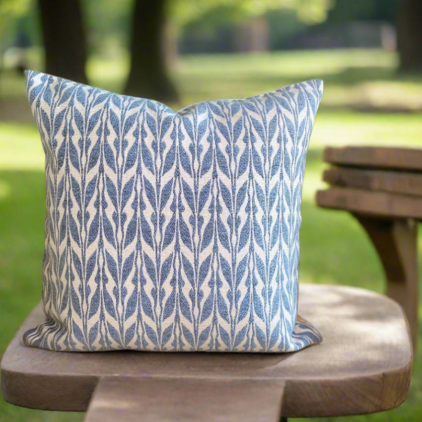 Blue Miraz Double Sided Cushion Covers | Blue| Set of 2