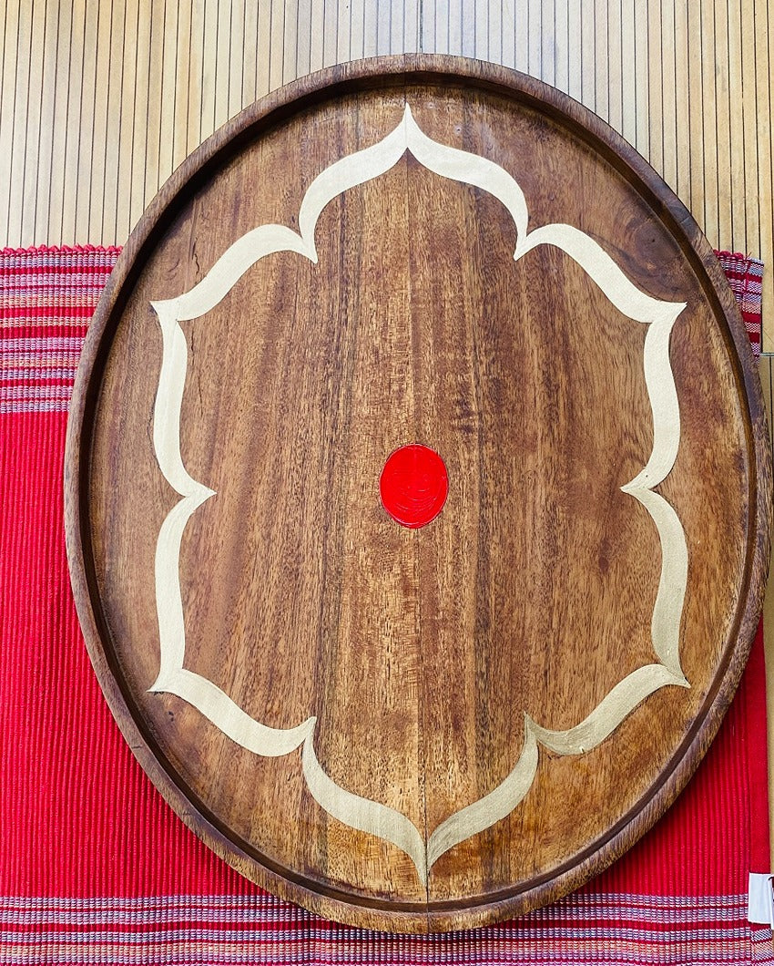 Stylish Mango Wood Sitara Tray