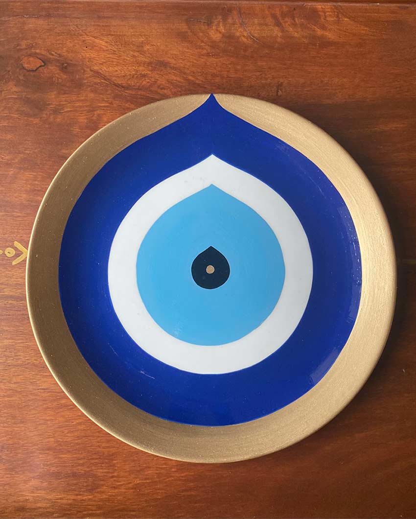 Drop Evil Eye Porcelain Plate