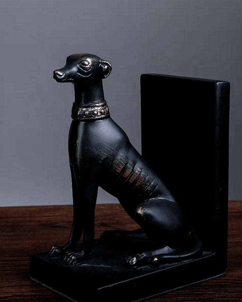 Friendly Dog Bookends Table Pieces | 11 x 4 x 8 inches