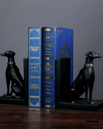 Friendly Dog Bookends Table Pieces | 11 x 4 x 8 inches