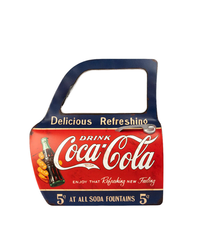 Coca Cola Retro Wall Décor | 40 x 7 x 48 cm /16 x 3 x 19 inches