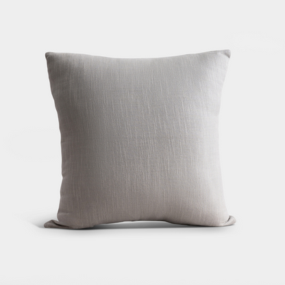 Exotic Saadiyat Ash Grey Pure Cotton Cushion Cover