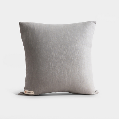 Exotic Saadiyat Ash Grey Pure Cotton Cushion Cover