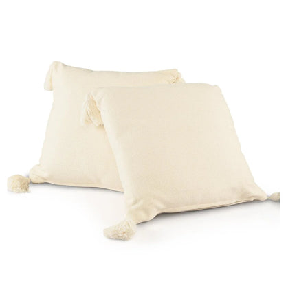 Vibrant Cotton Cushion Cover | Multiple Colors | Set of 2 | 16 x 16 inches