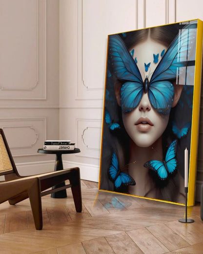 Contemporary Butterfly Canvas Wall Painting