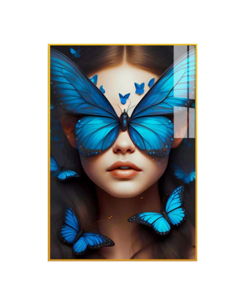 Contemporary Butterfly Canvas Wall Painting