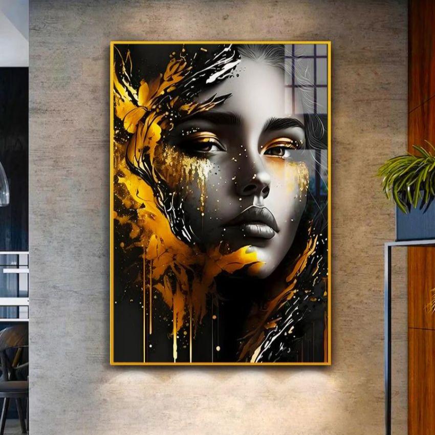 Artistic Innovation Girl Canvas Wall Painting