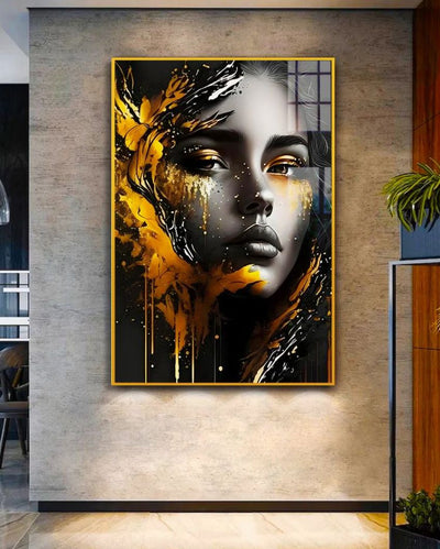 Artistic Innovation Girl Canvas Wall Painting