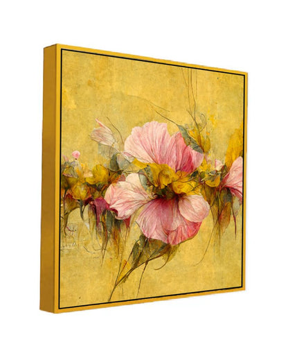 Eternal Bloom Luxe Canvas Pink Floral Wall Painting