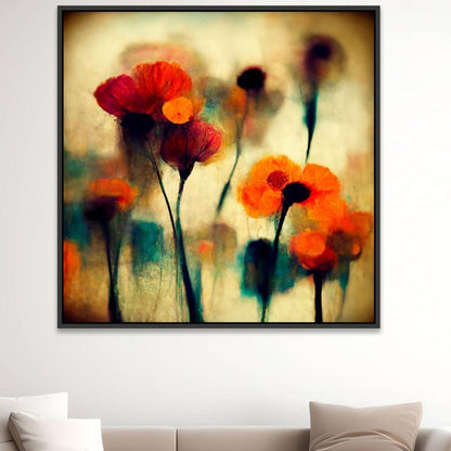 Abstract Modern Floral Canvas Wall Painting