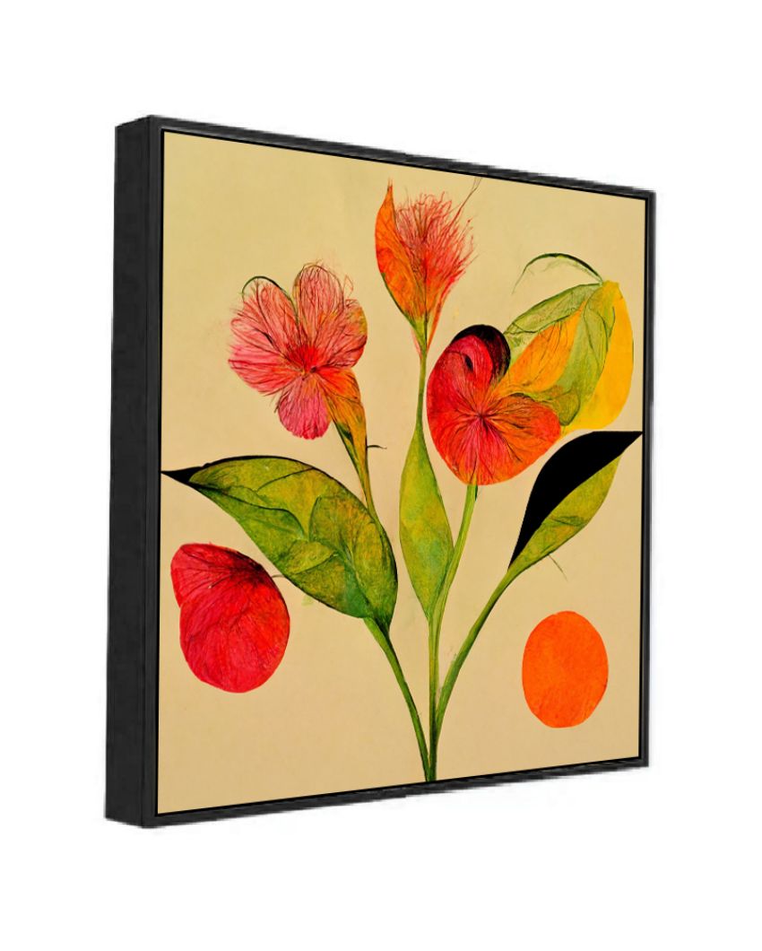 Floral Symphony Abstract Nature on Canvas Wall Painting