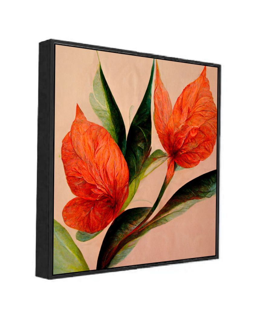 Premium Abstract Flower Canvas Wall Painting