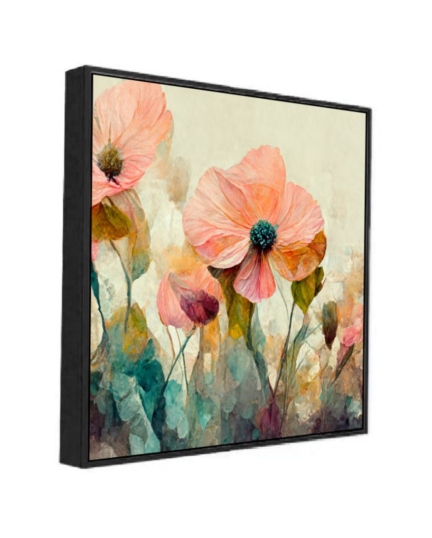 Colorful Abstract Floral Canvas Wall Painting