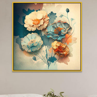 Colorful Floral Wall Art Decor Canvas Wall Painting