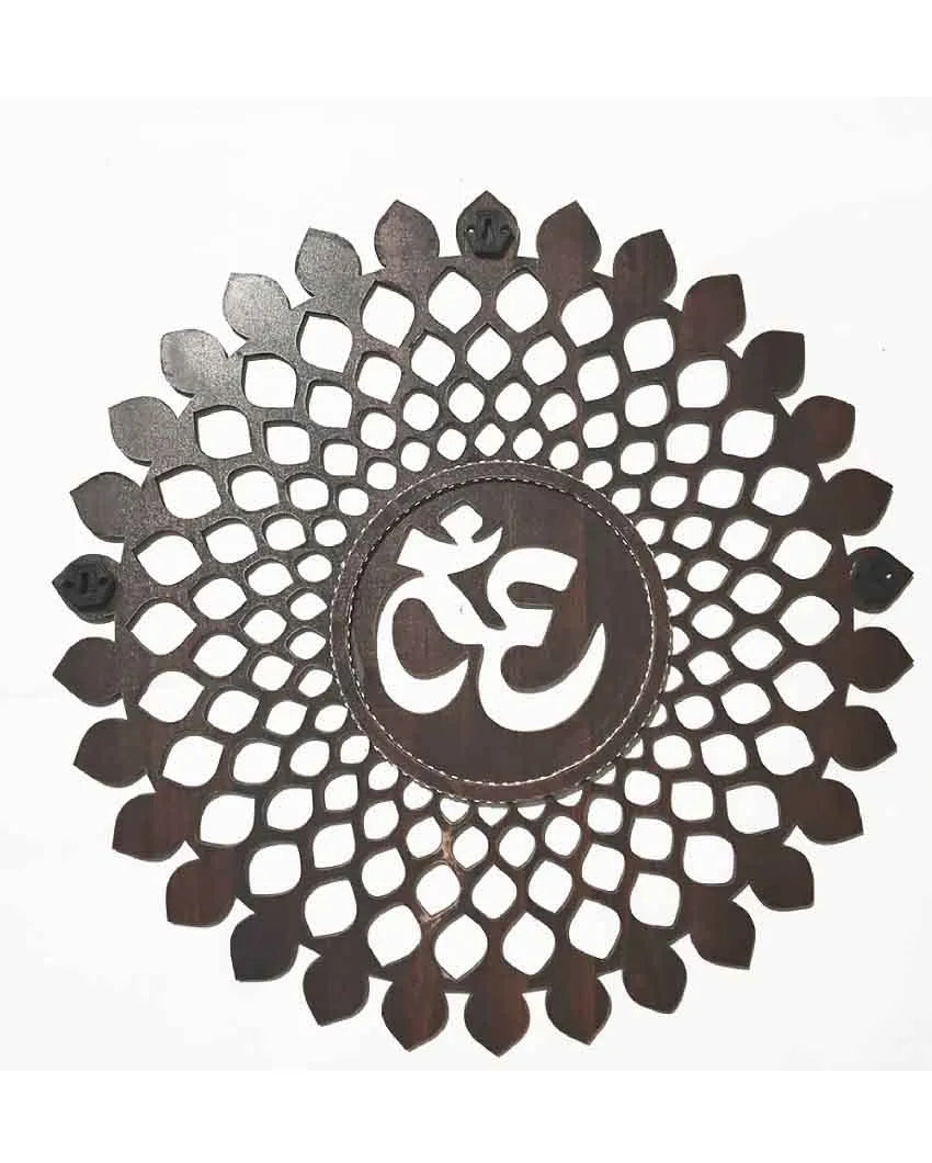 Om Mandala Mdf Backlit Light Wall Decorative Art For Indoor Wall Decoration Brown