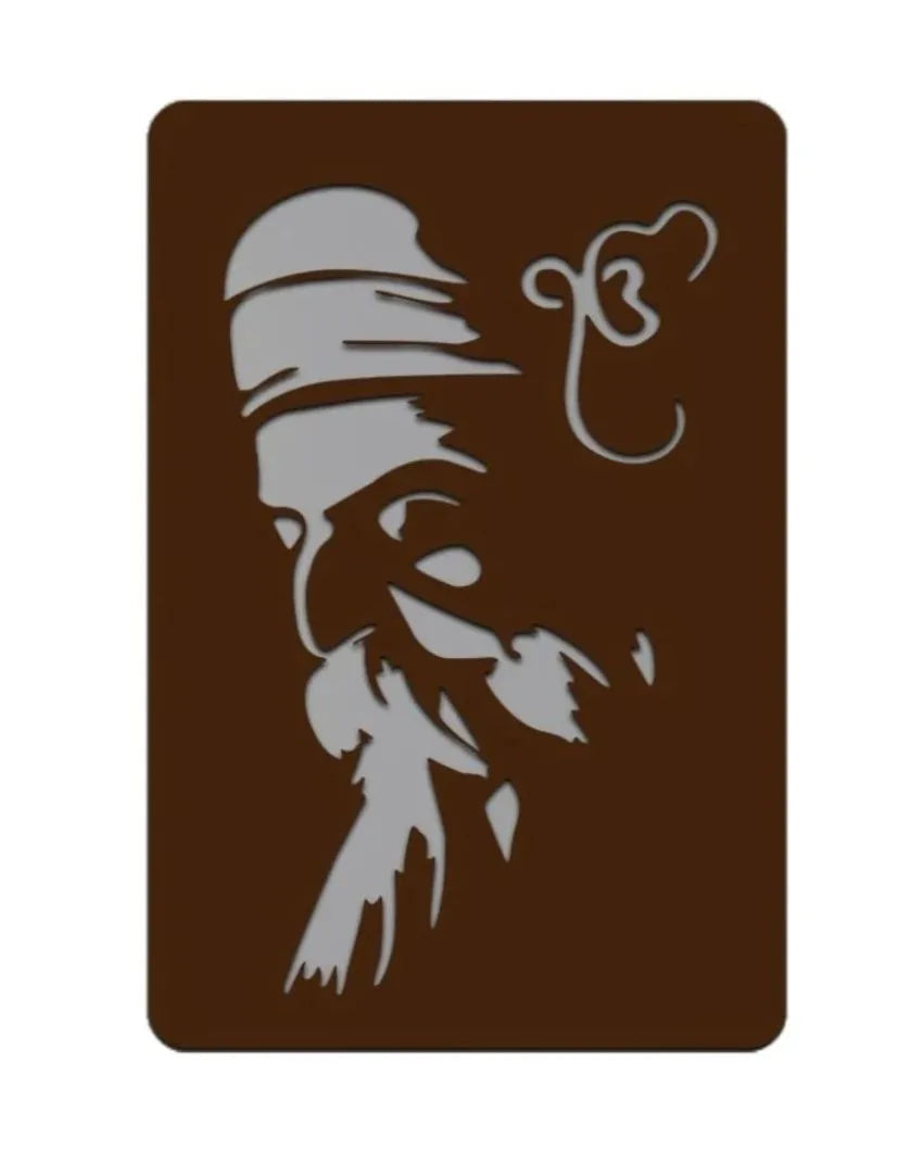 Guru Nanak Ji Wooden Brown Led Backlit For Home And Office Decor 18 Inches